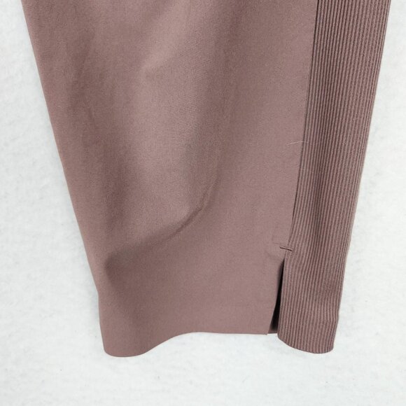 Athleta Pants Womens 16 Mauve Brooklyn Ankle Pull On Lightweight Hi Rise Lounge - Picture 3 of 13